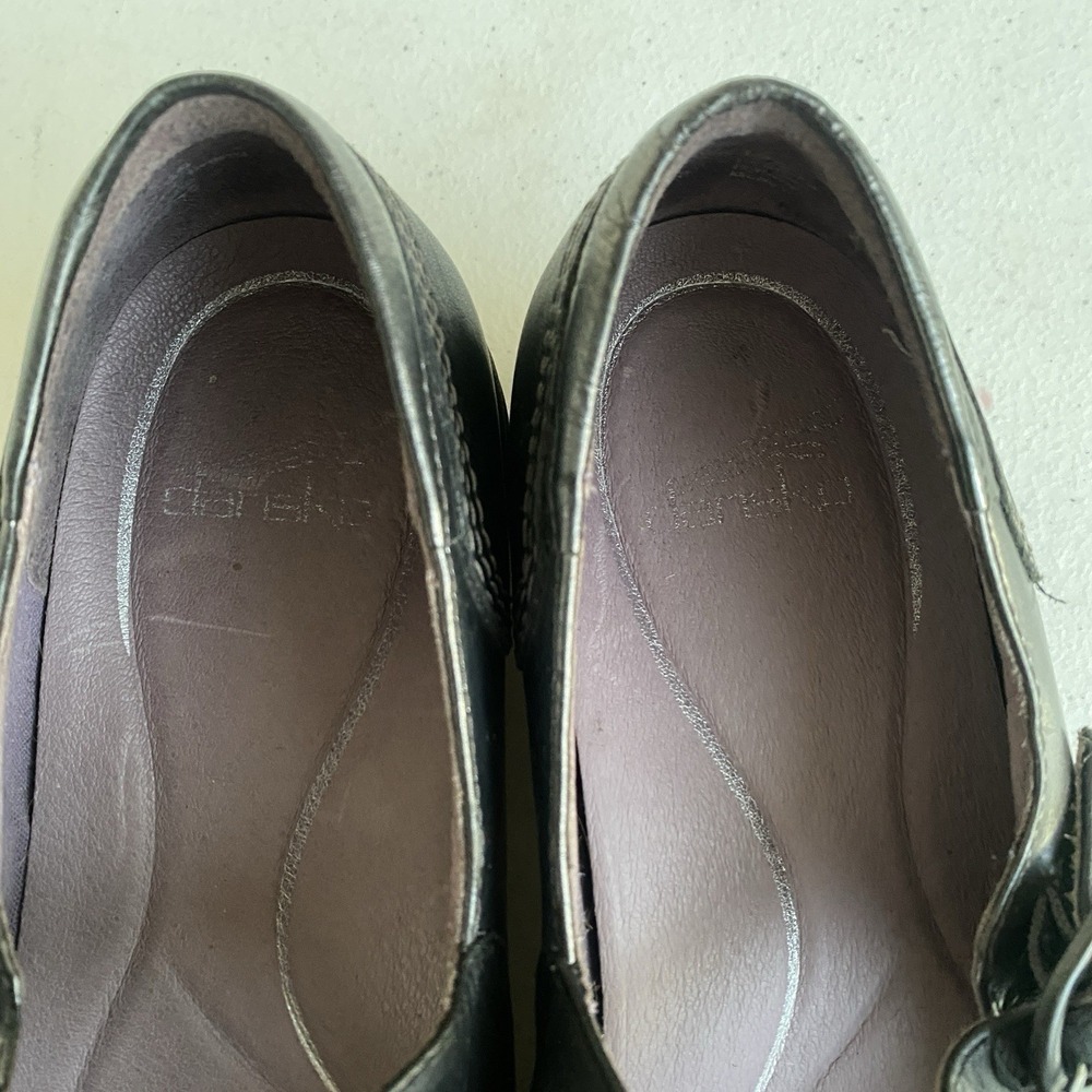 Dansko Mary Janes Womens 8-8.5 Misty Metallic‎ Nappa 39 Pewter Leather Shoes - Picture 6 of 10